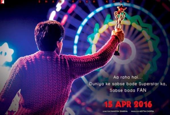 SRK FAN teaser poster released fan Superstar Shah Rukh Khan&#8217;s FAN Teaser Goes Viral on Internet SRK FAN teaser poster released
