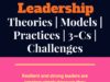 Leadership- management theories and models