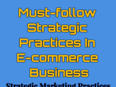 Must-follow Strategic Practices In E-commerce Business business Business Tools Must follow Strategic Practices In E commerce Business  238x178