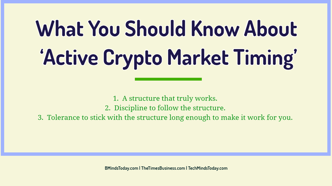 What You Should Know About ‘Active Crypto Market Timing’ What You Should Know About ‘ Active Crypto Market Timing ’ What You Should Know About ‘ Active Crypto Market Timing ’ What You Should Know About    Active Crypto Market Timing