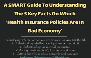 A SMART Guide To Understanding The 5 Key Facts On Which ‘Health Insurance Policies Are In Bad Economy’